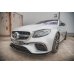 Накладка сплиттер на передний бампер на Mercedes E W213 E63 AMG